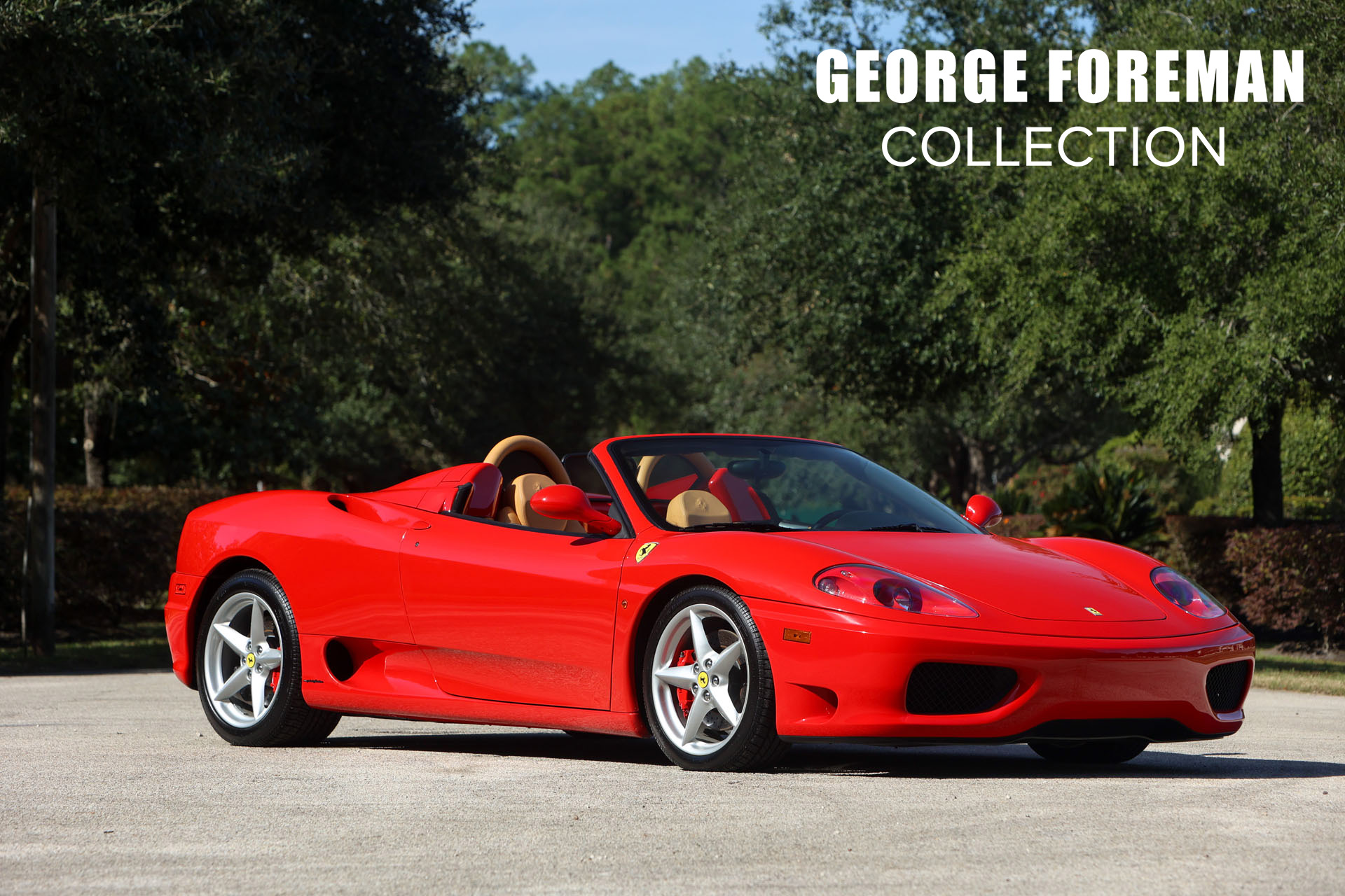 1,600-Mile 2002 Ferrari 360 Spider Six-Speed