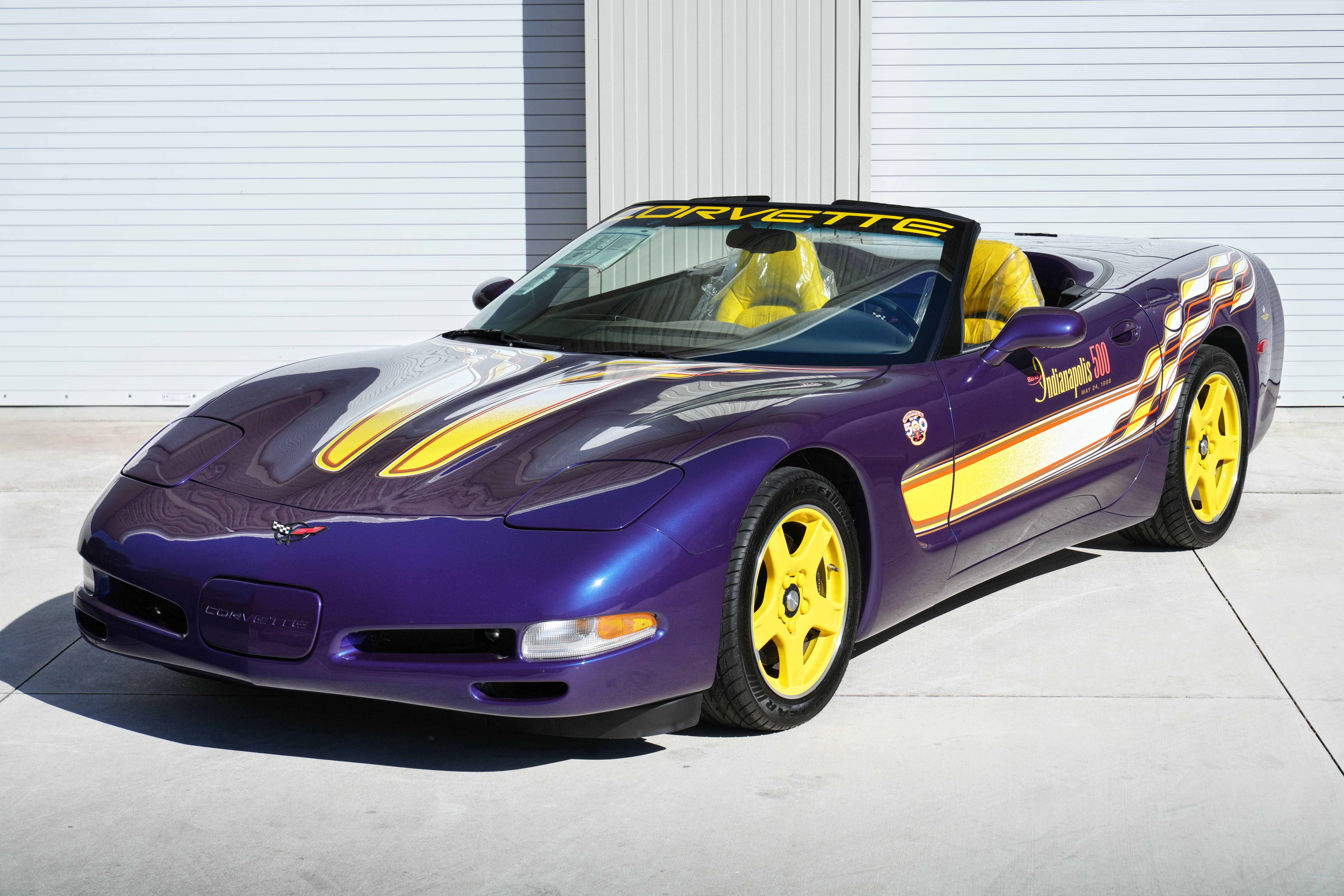 70-Mile 1998 Chevrolet Corvette Pace Car Six-Speed