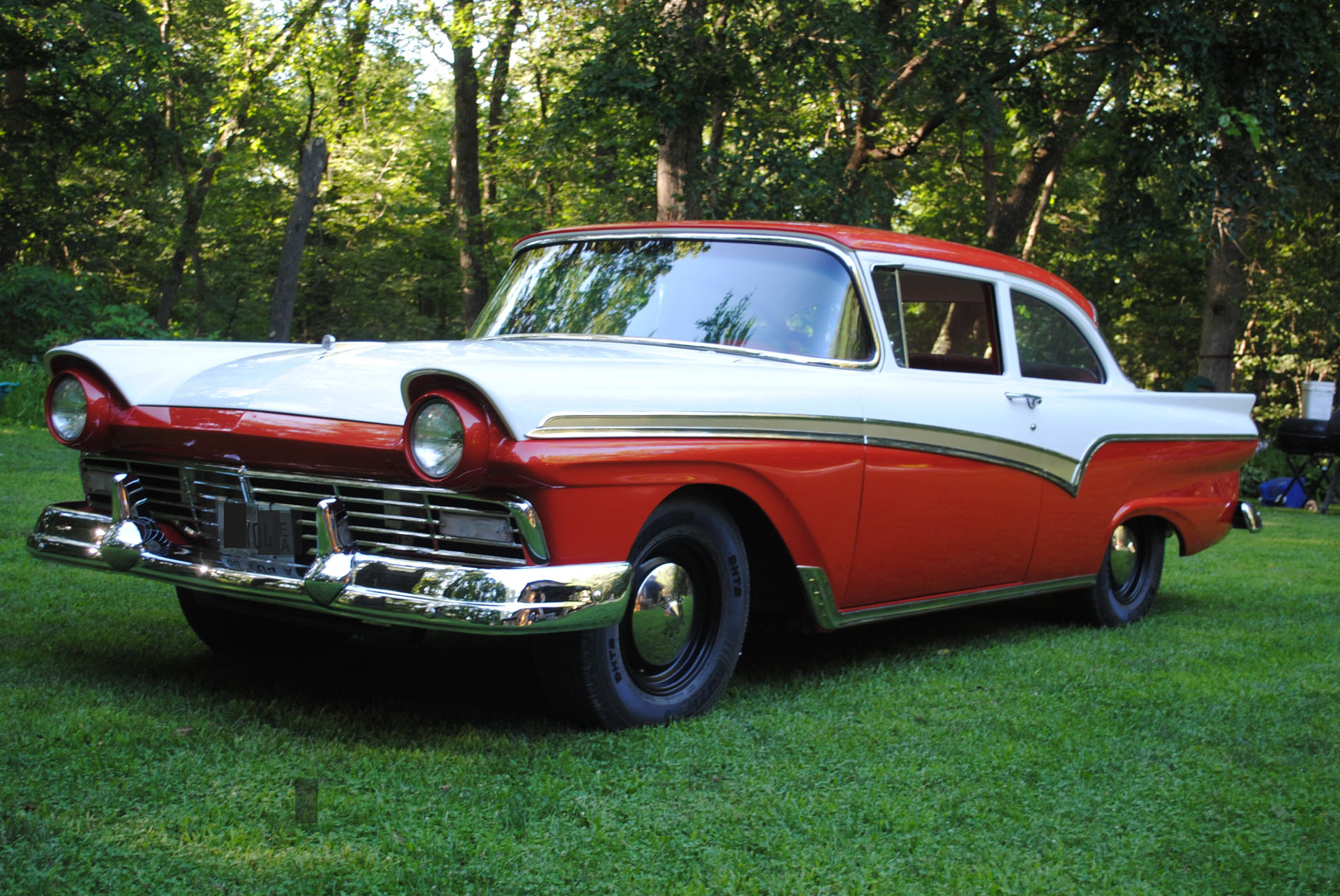 Coyote-Powered 1957 Ford Custom 300 Tudor Sedan
