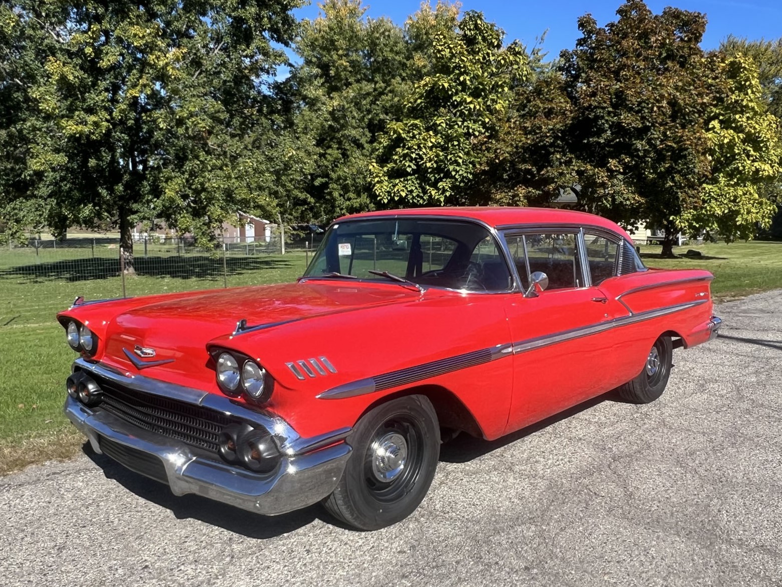 1958 Chevrolet Biscayne with Bel Air Trim