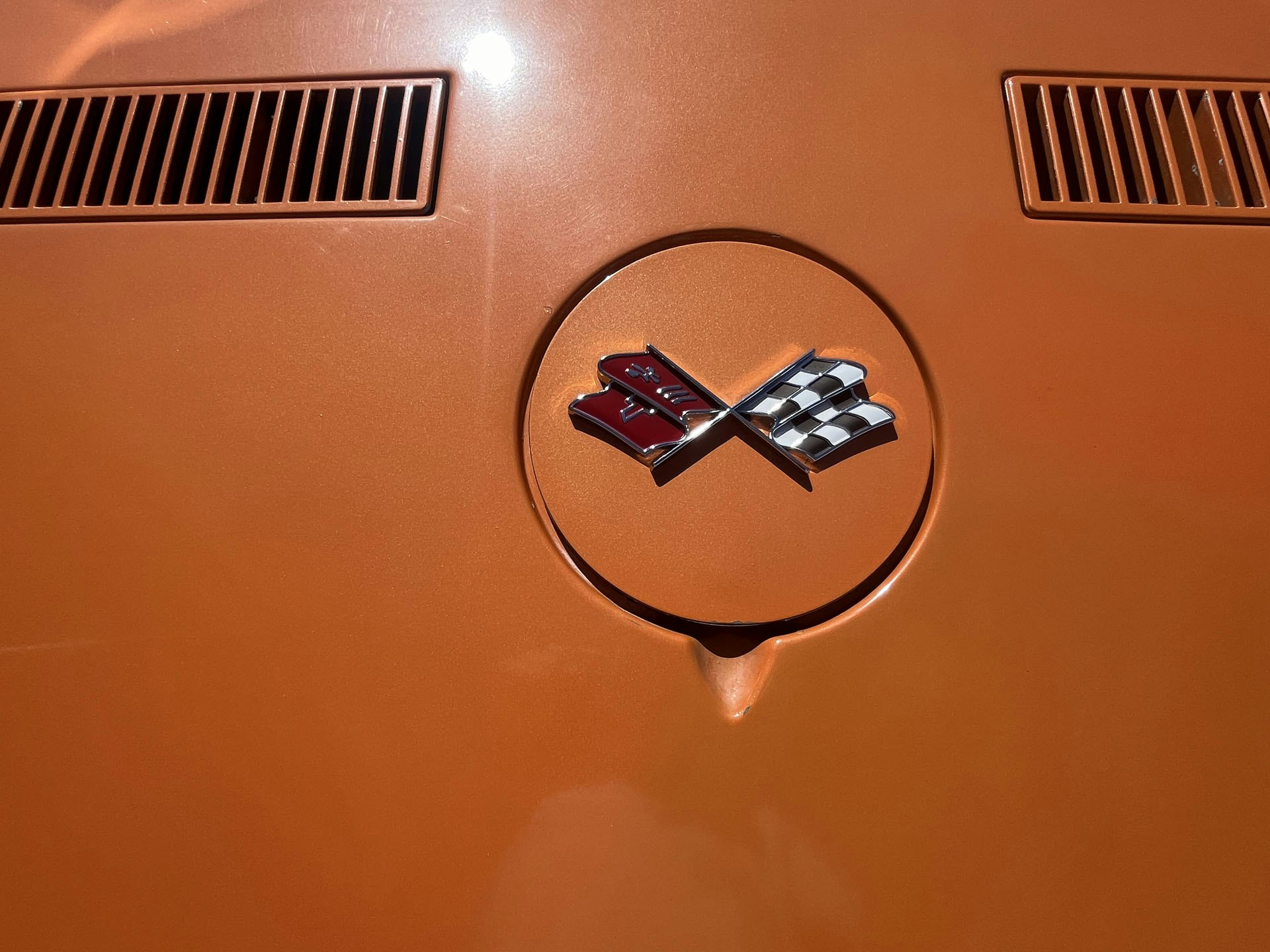 thumbnail image 2 of 73-79 Corvette C3 Hood L-82 Emblem Reproduction Pair Set L82 For Sale Online 2 of 10