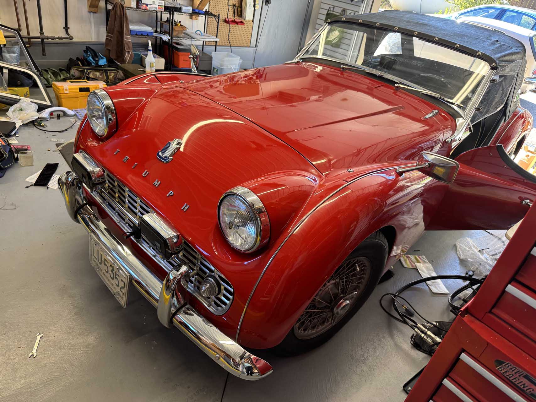 Kyosho Triumph Tr3A Red 1958 1/18 08032R | eBay